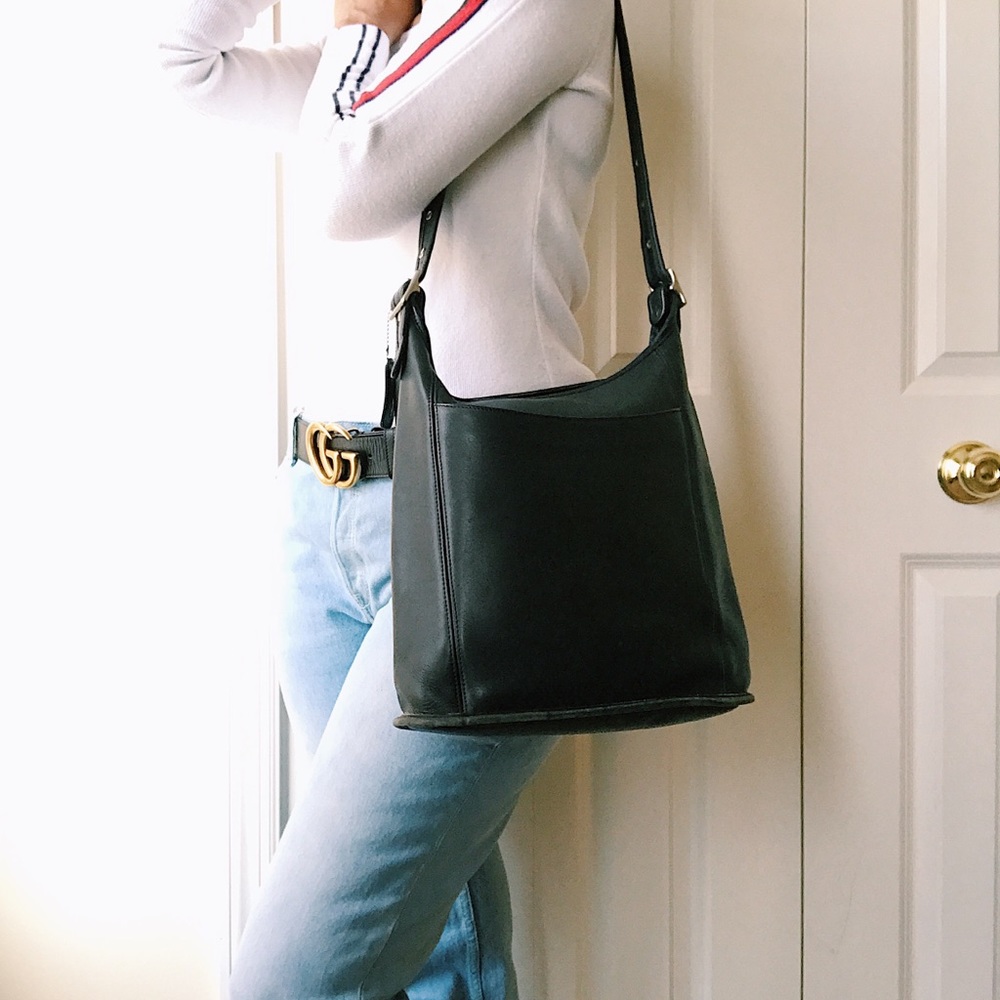 Authentic Classic Leather Coach Purse
